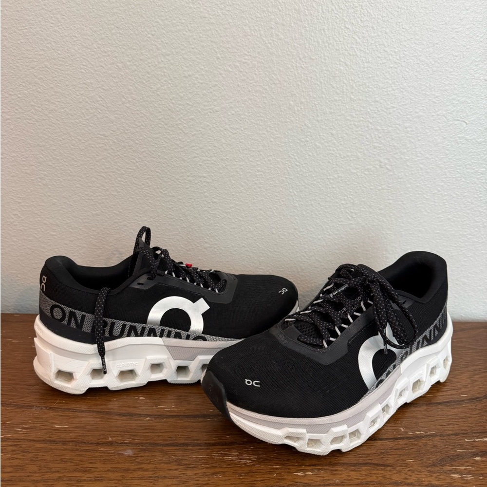 On Running Cloudnova Black & White Sneakers